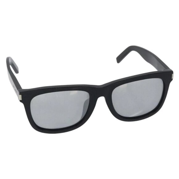 SAINT LAURENT Sunglasses Plastic Black Auth - Picture 1 of 12